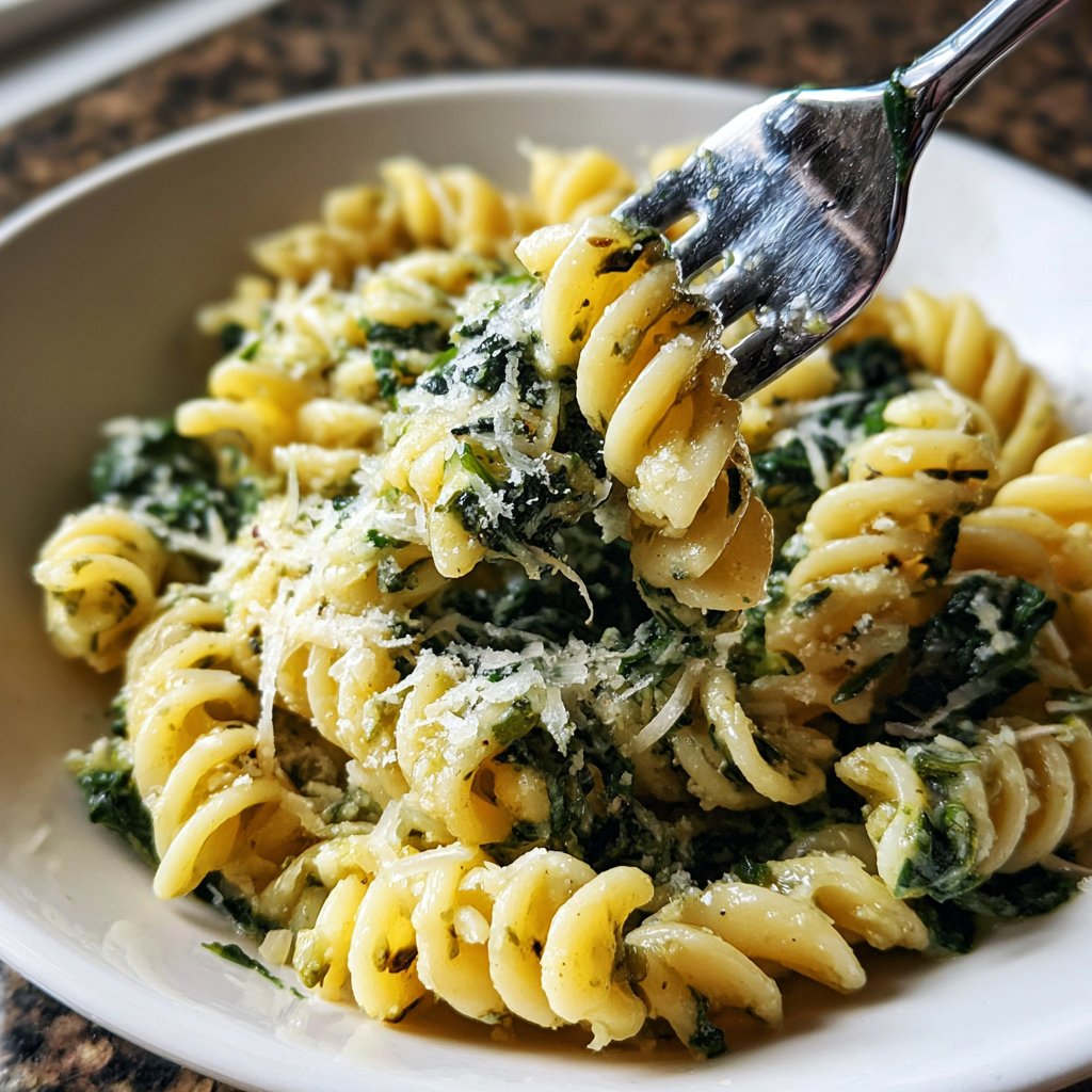 Sunday Creamy Spinach Pasta