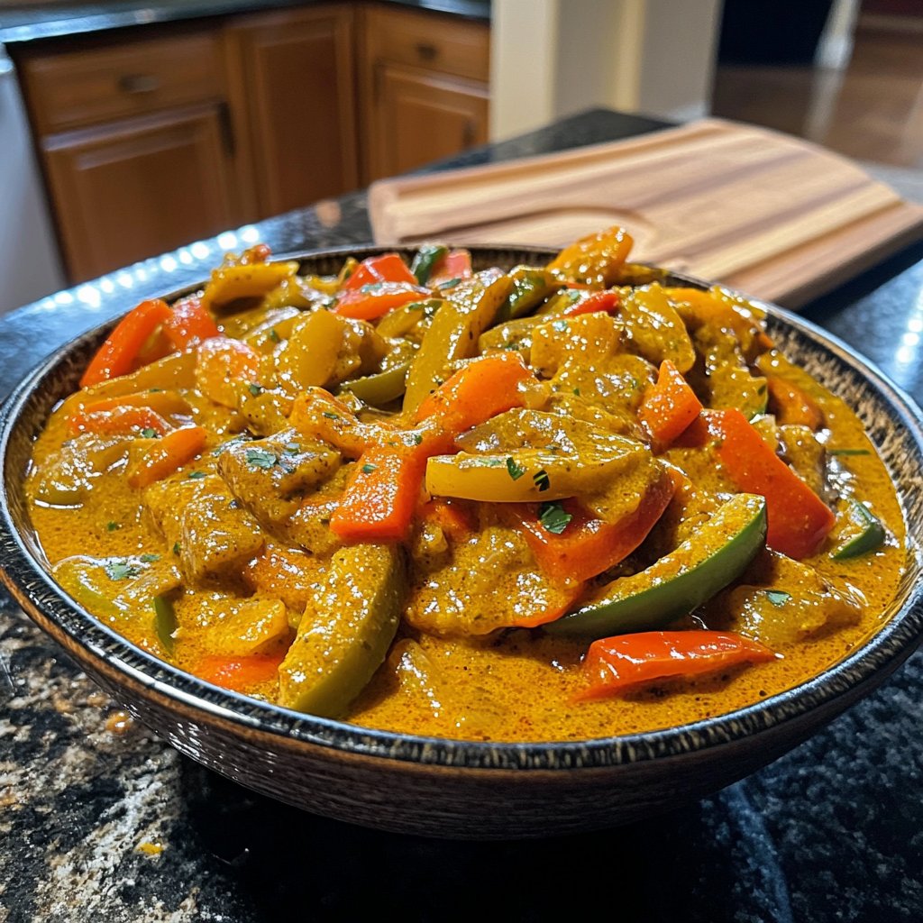 Healthy Crockpot Vegetable Curry