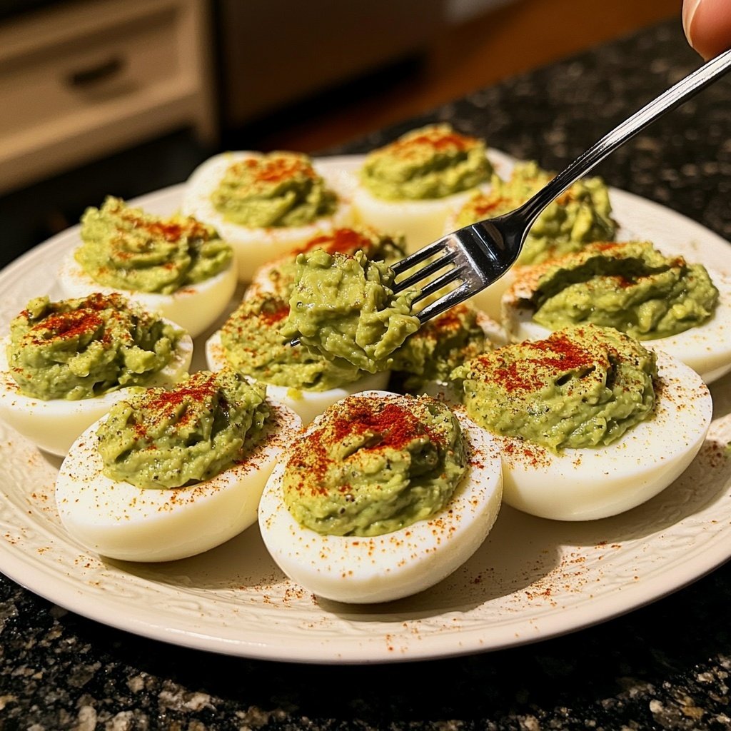 Avocado Deviled Eggs