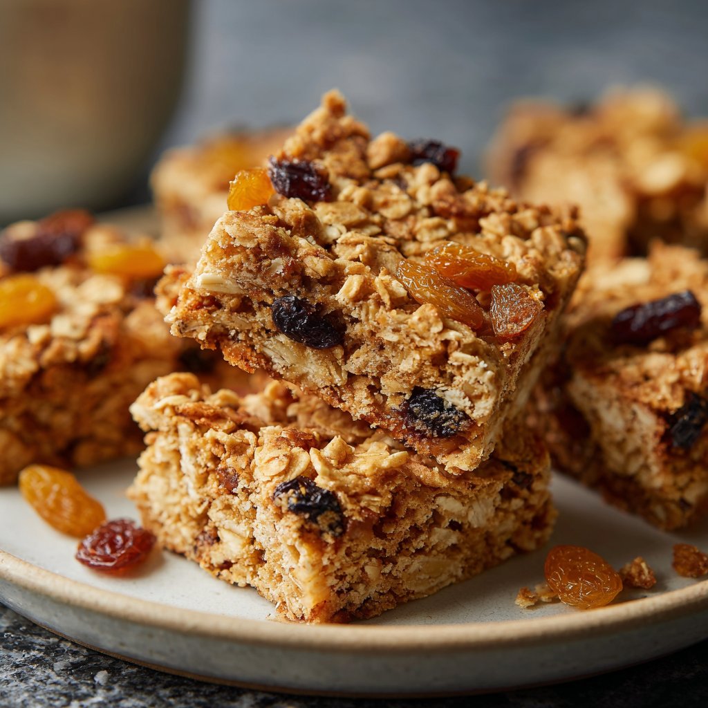 Vanilla Almond Oat Breakfast Squares