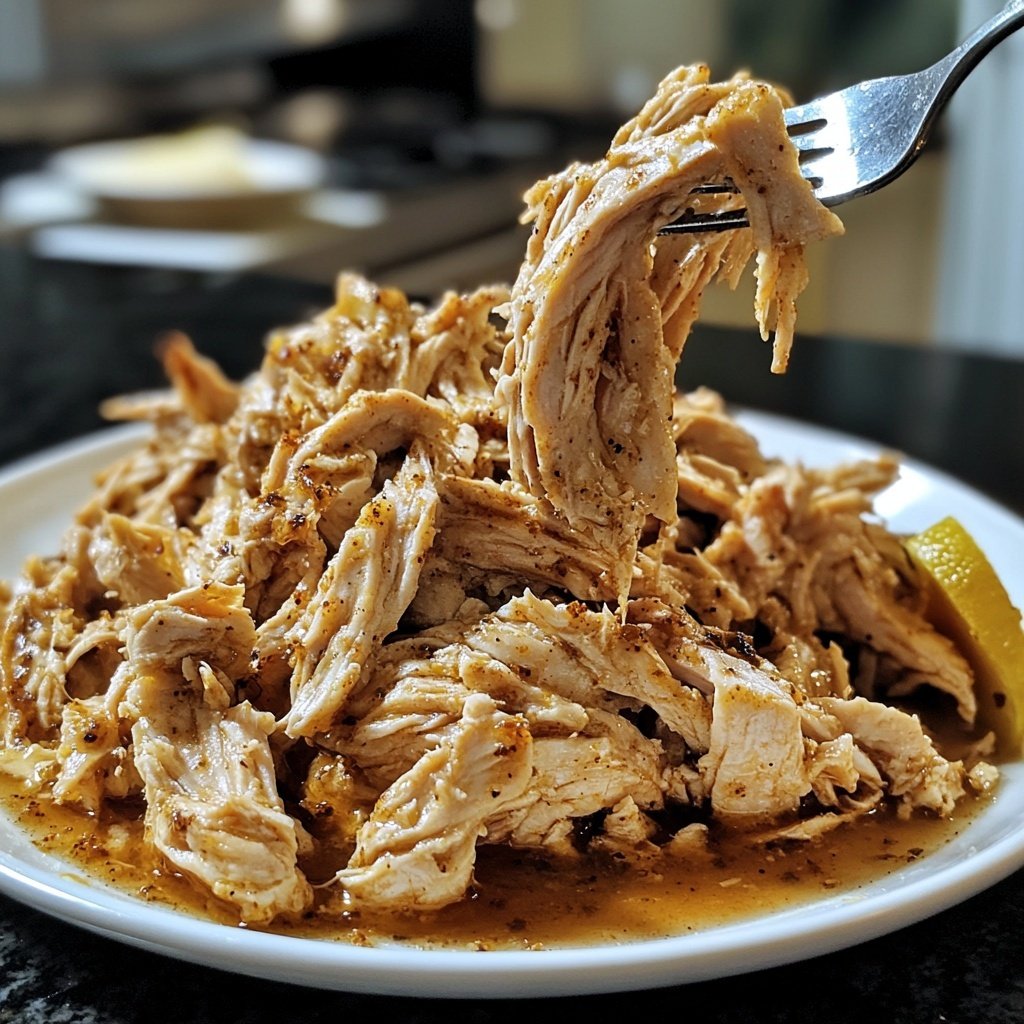 Simple Slow Cooker Shredded Chicken