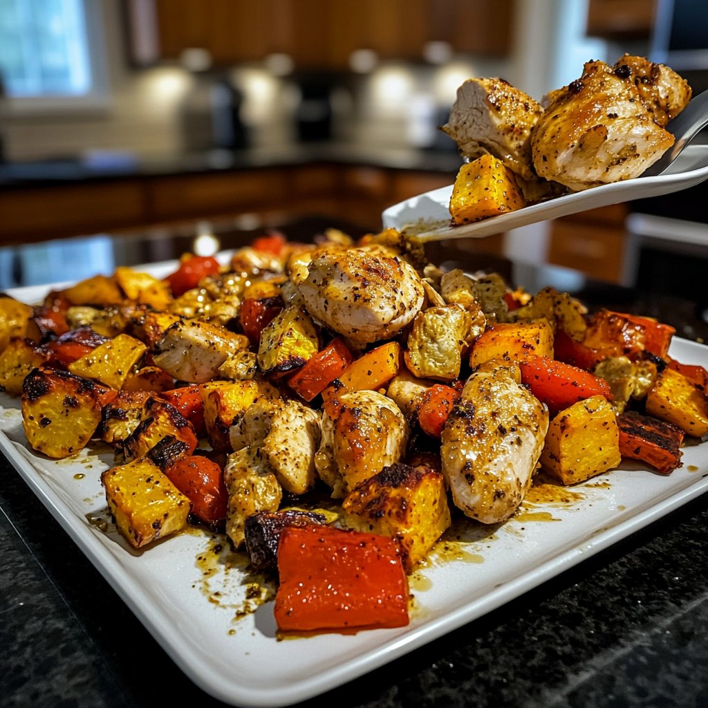 Quick Sheet Pan Chicken and Vegetables Recipe