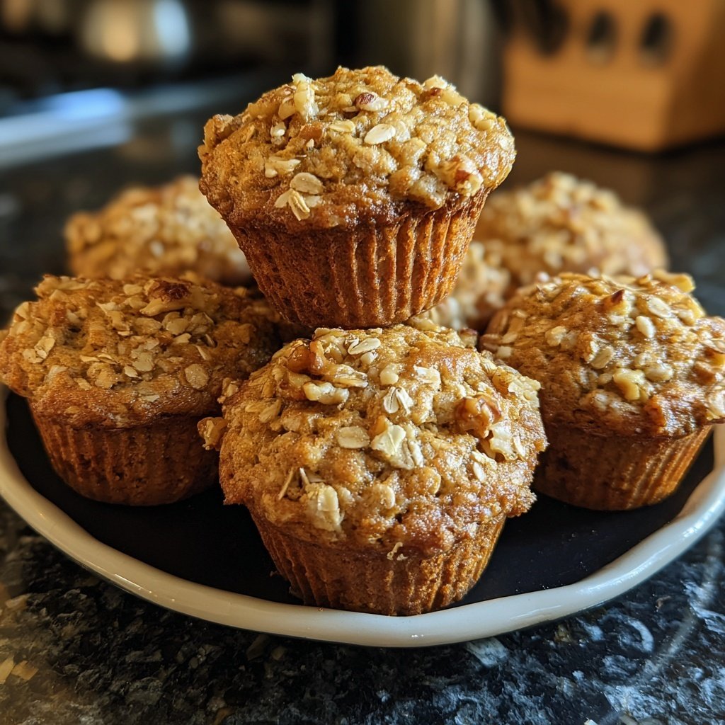 Healthy Oatmeal Muffins With Honey
