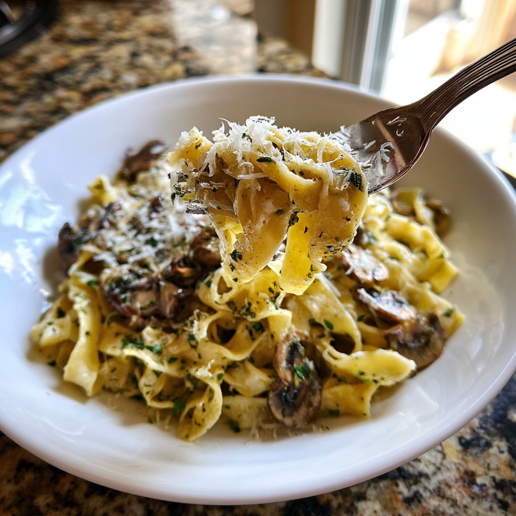 Romantic Mushroom Tagliatelle