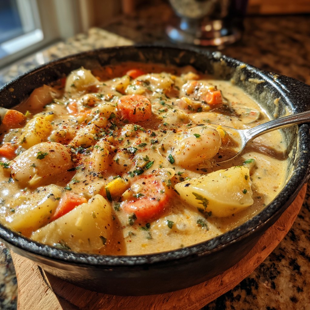 Sunday Creamy White Bean Stew