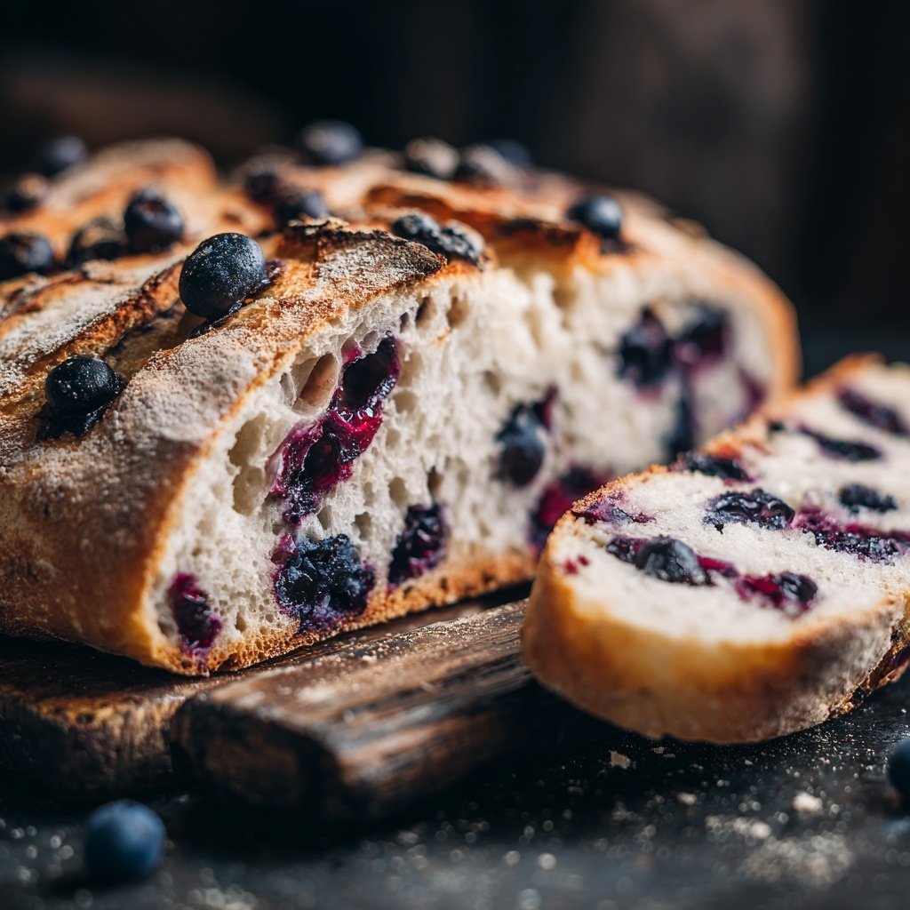 Lemon Blueberry Sourdough Bread Easy Method