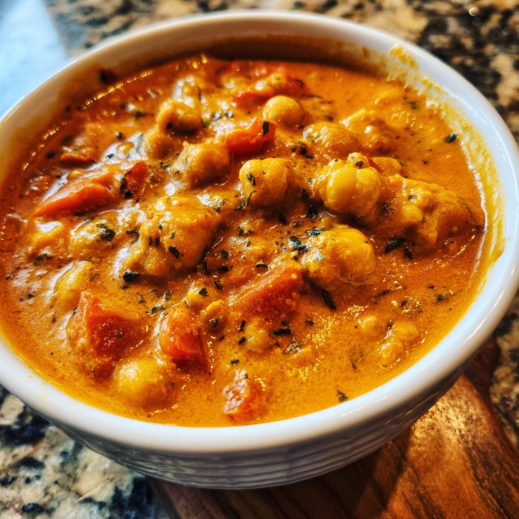 Creamy Tomato Chickpea Stew