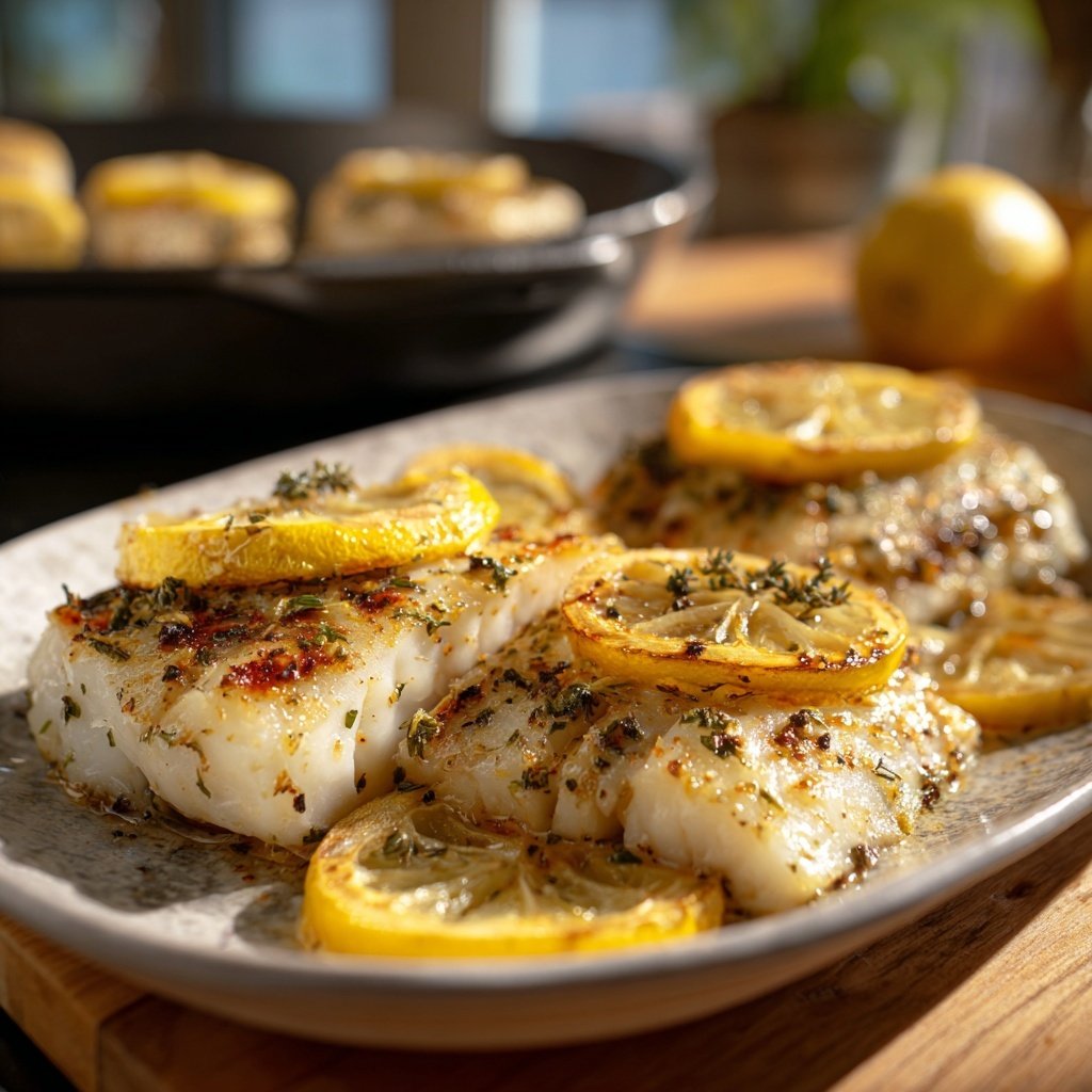 Healthy & Light Lemon Grilled Fish Plate
