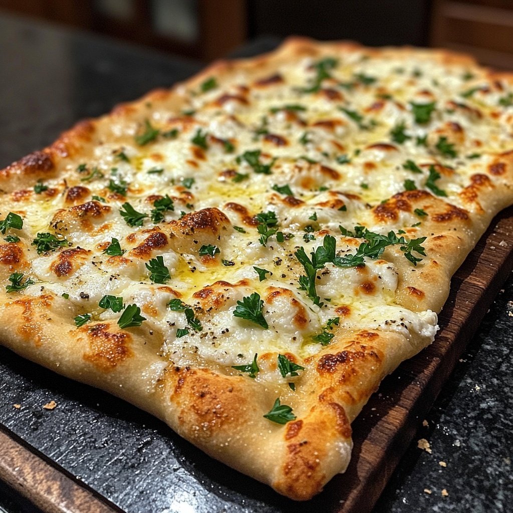 Romantic Garlic Herb Flatbread