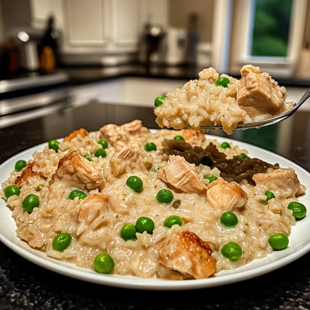 Creamy Slow Cooker Chicken and Rice